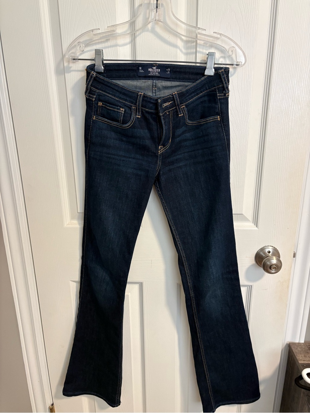 Hollister Dark Indigo Flared Jeans